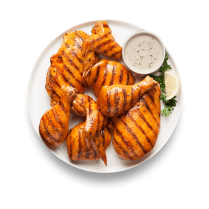 مرغ سرخ شده ترد